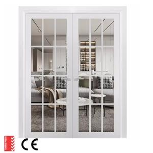 Floor-to-Ceiling Double Glass Door